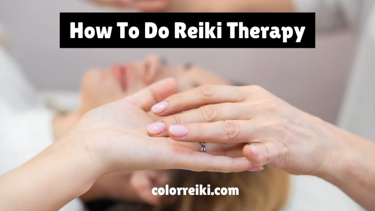 how to do reiki therapy