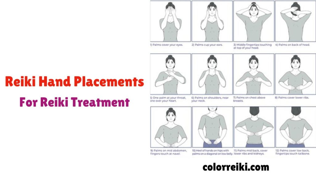 reiki hand placements for reiki treatment